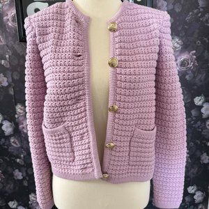 NWT Lilac Gaspard Cardigan